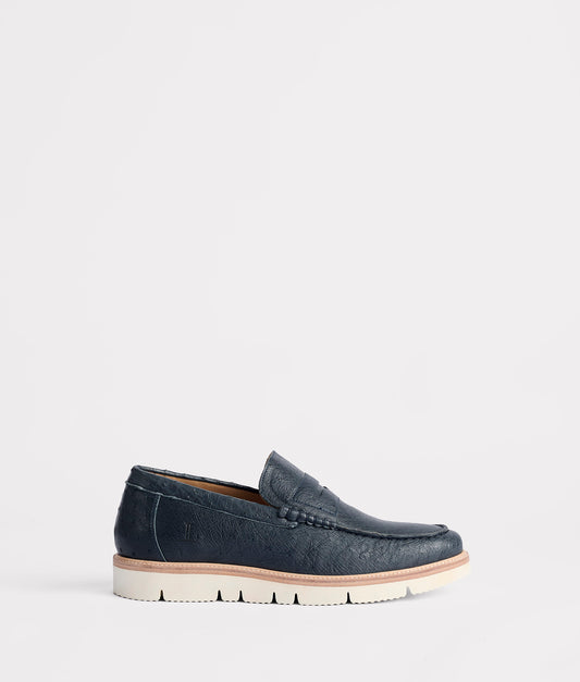 Ridgeline Exotic Penny Loafer :: Navy