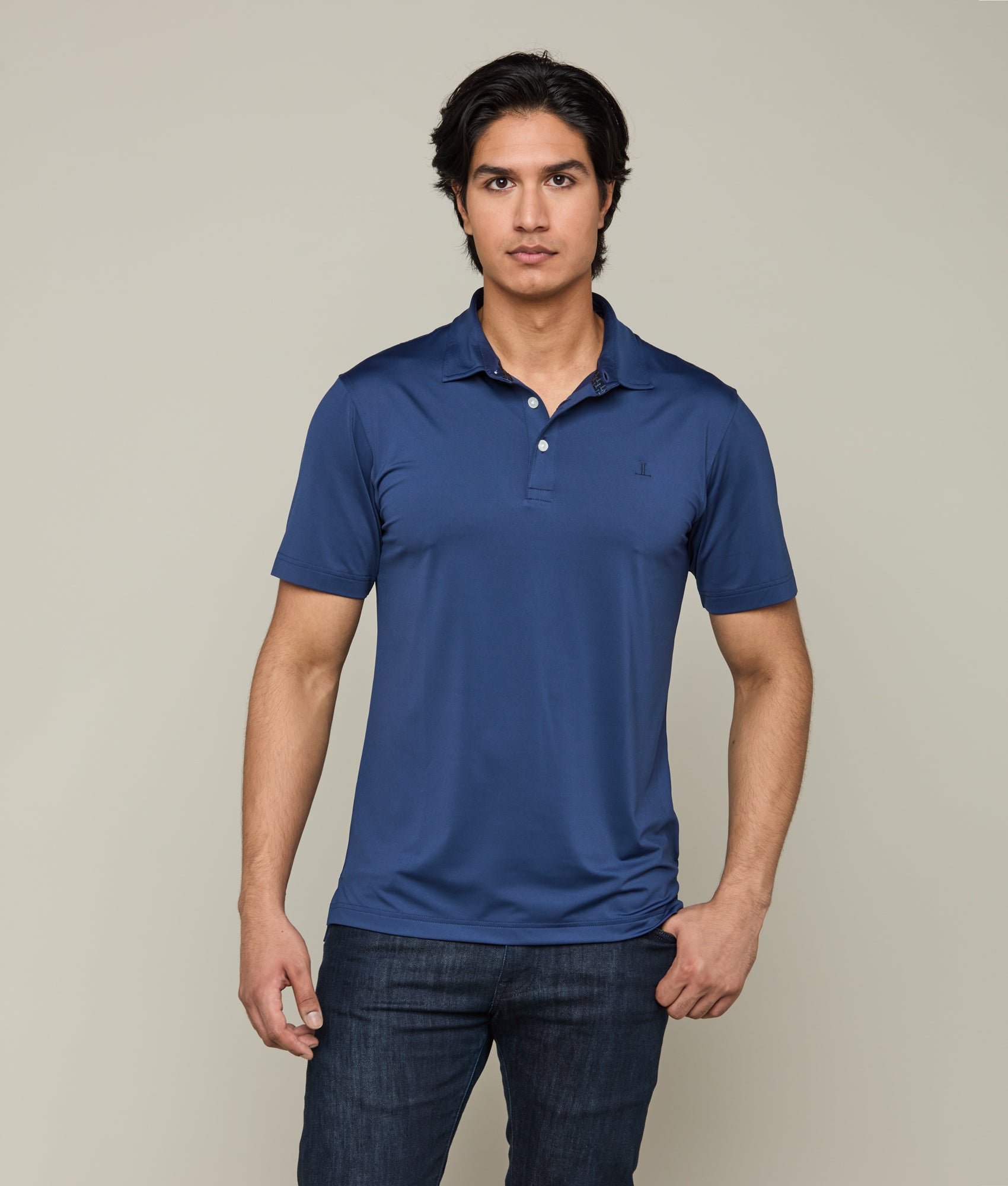 Lucchese Lucchese Golf Polo Dallas Cowboys Navy L