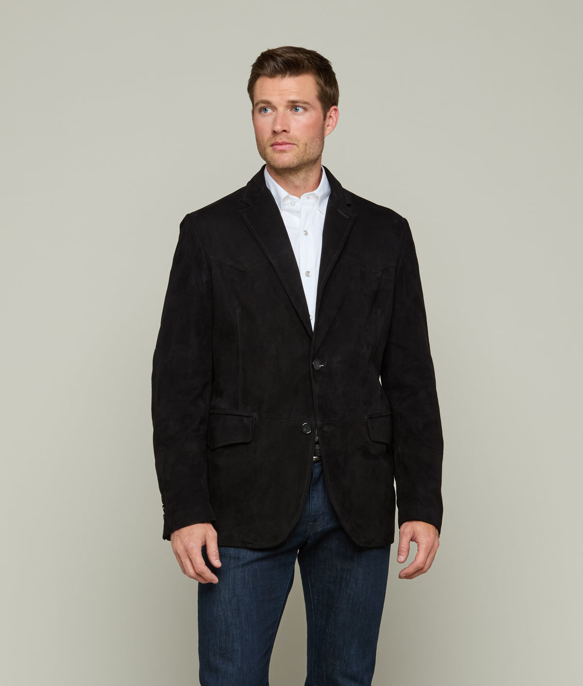 
    Western Yoke Sport Coat :: Black