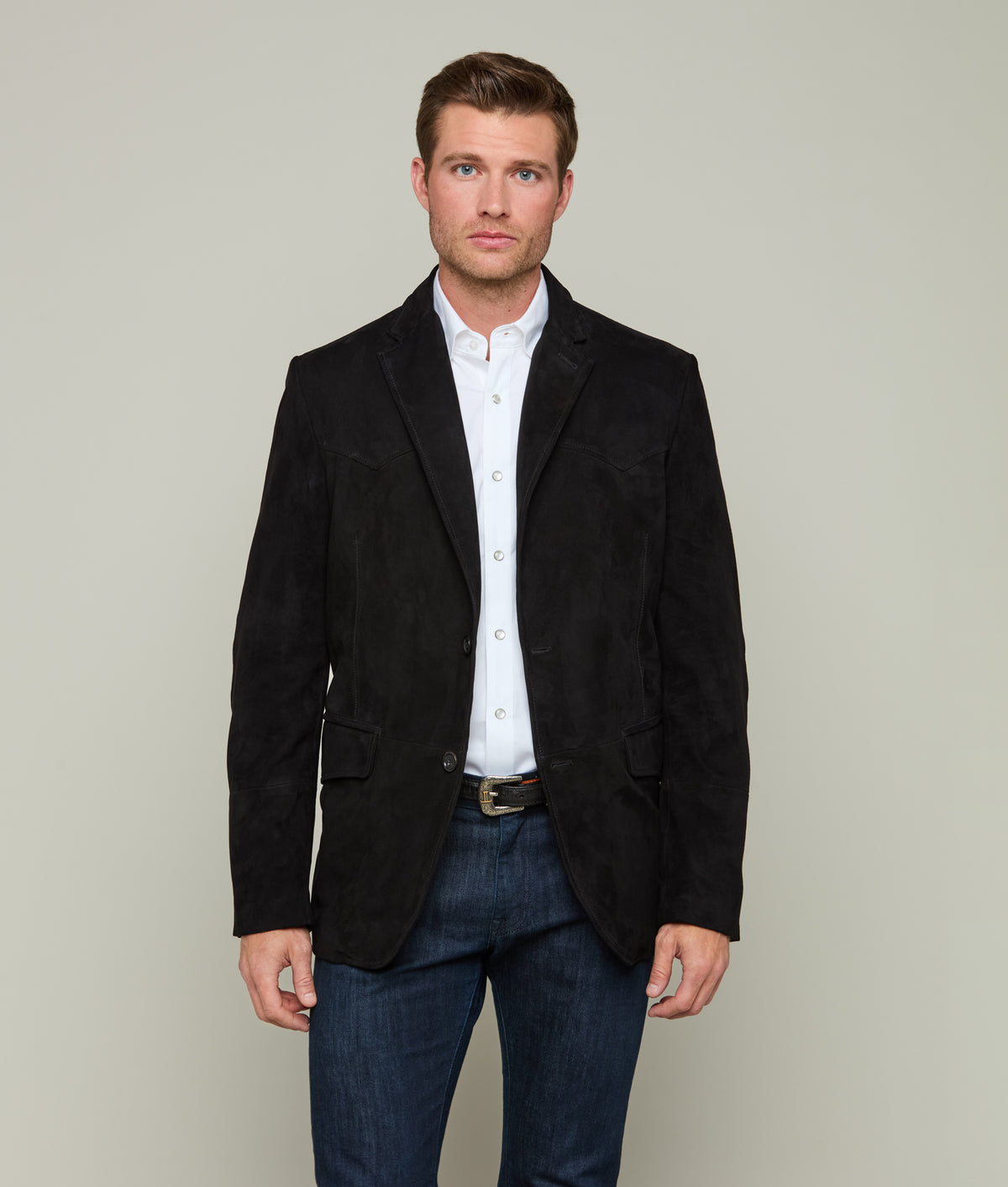 
    Western Yoke Sport Coat :: Black