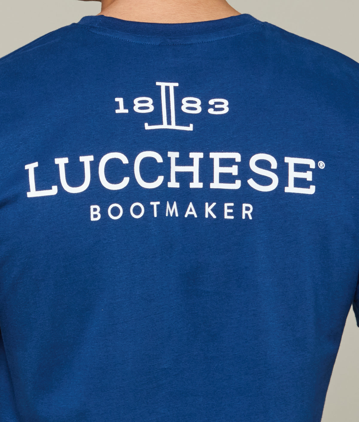 
        Bootmaker Tee :: Lucchese Navy