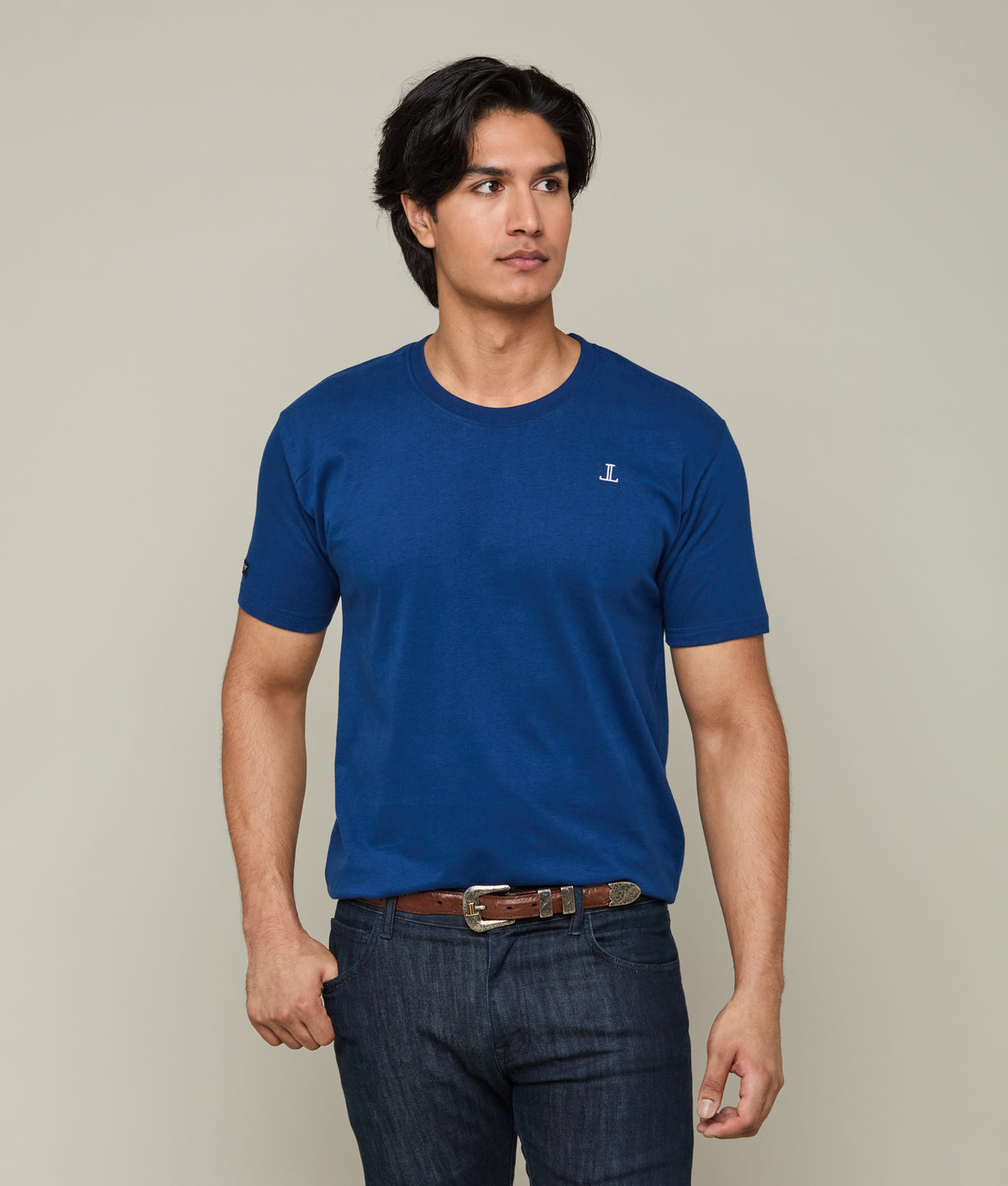 
        Bootmaker Tee :: Lucchese Navy