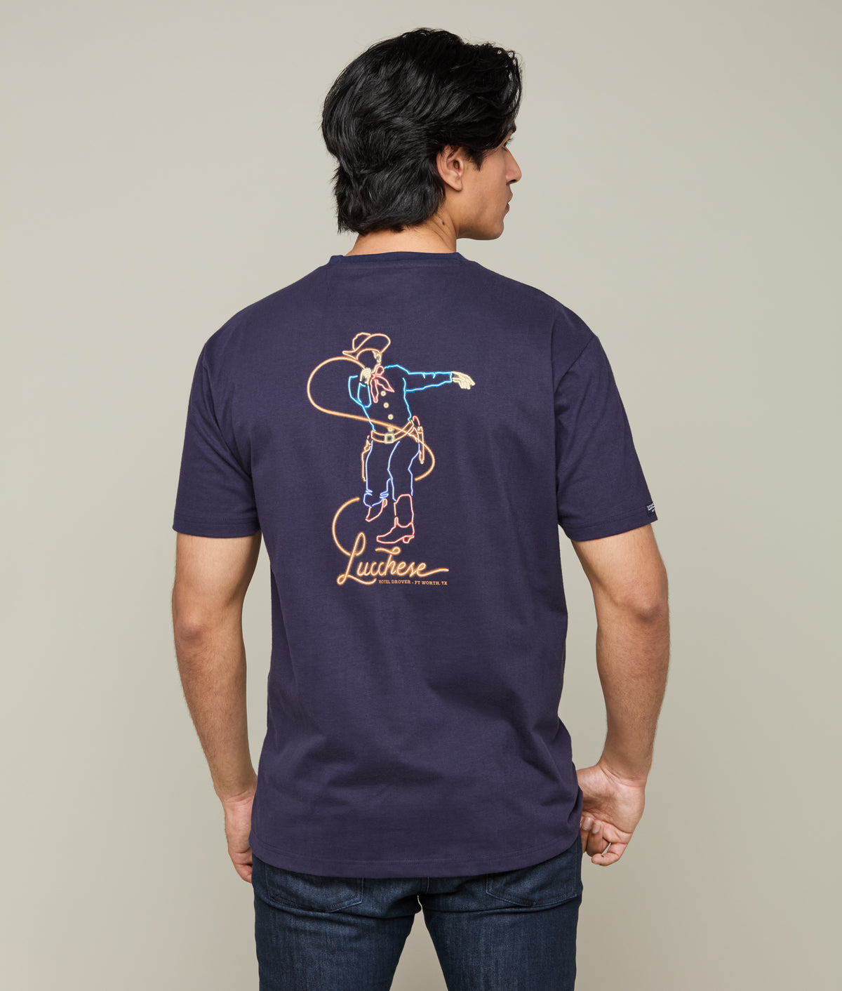 
        Hotel Drover Tee :: Navy