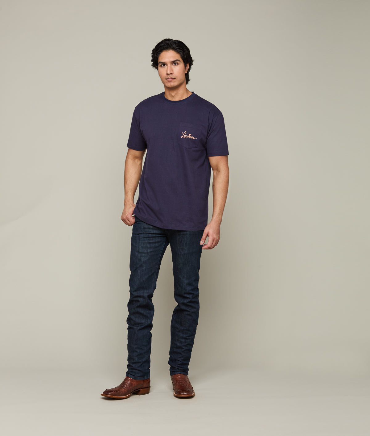 
        Hotel Drover Tee :: Navy