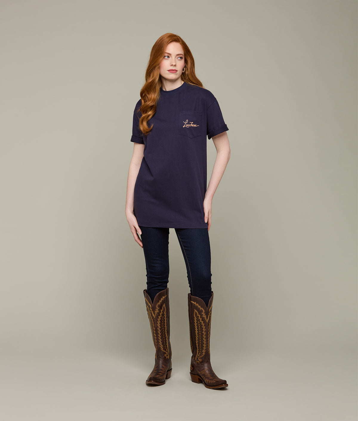 
        Hotel Drover Tee :: Navy