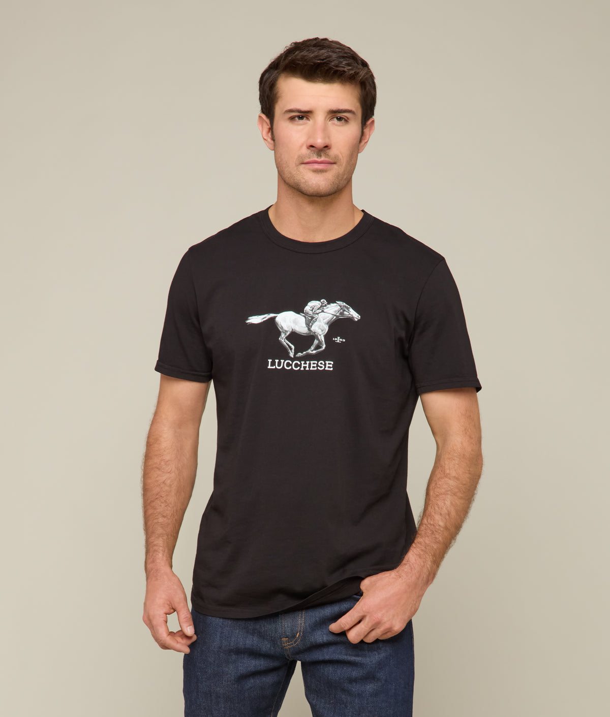 
        Lucchese Racehorse Tee :: Black