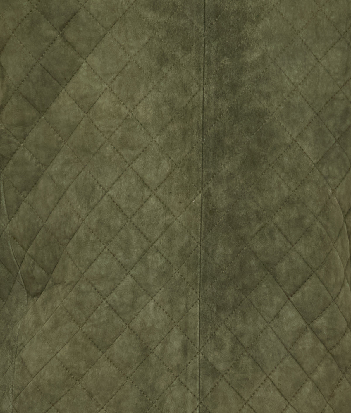 
        Quilted Suede Vest :: Loden