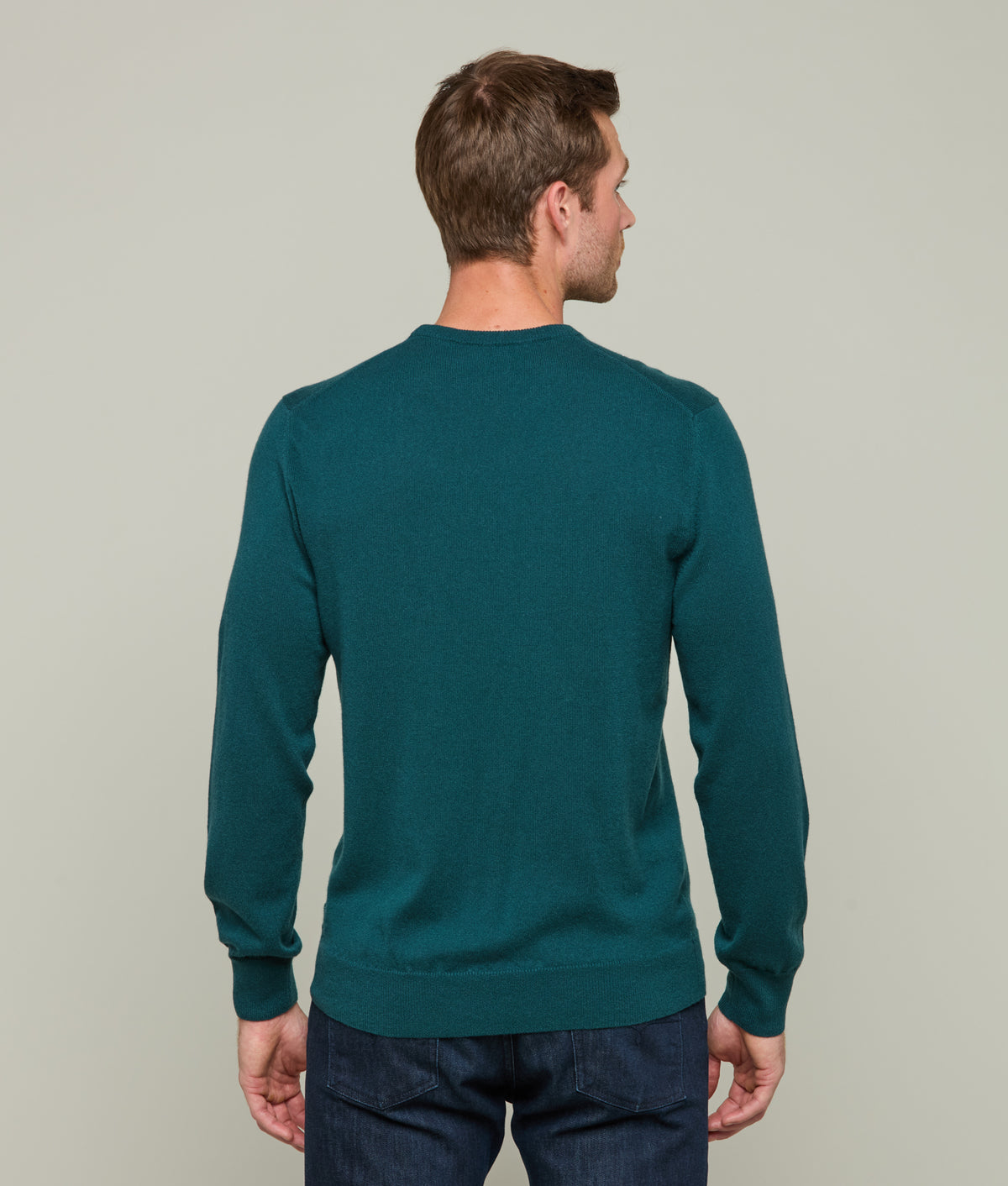 
    Men&#39;s Cashmere Crewneck Sweater :: Teal