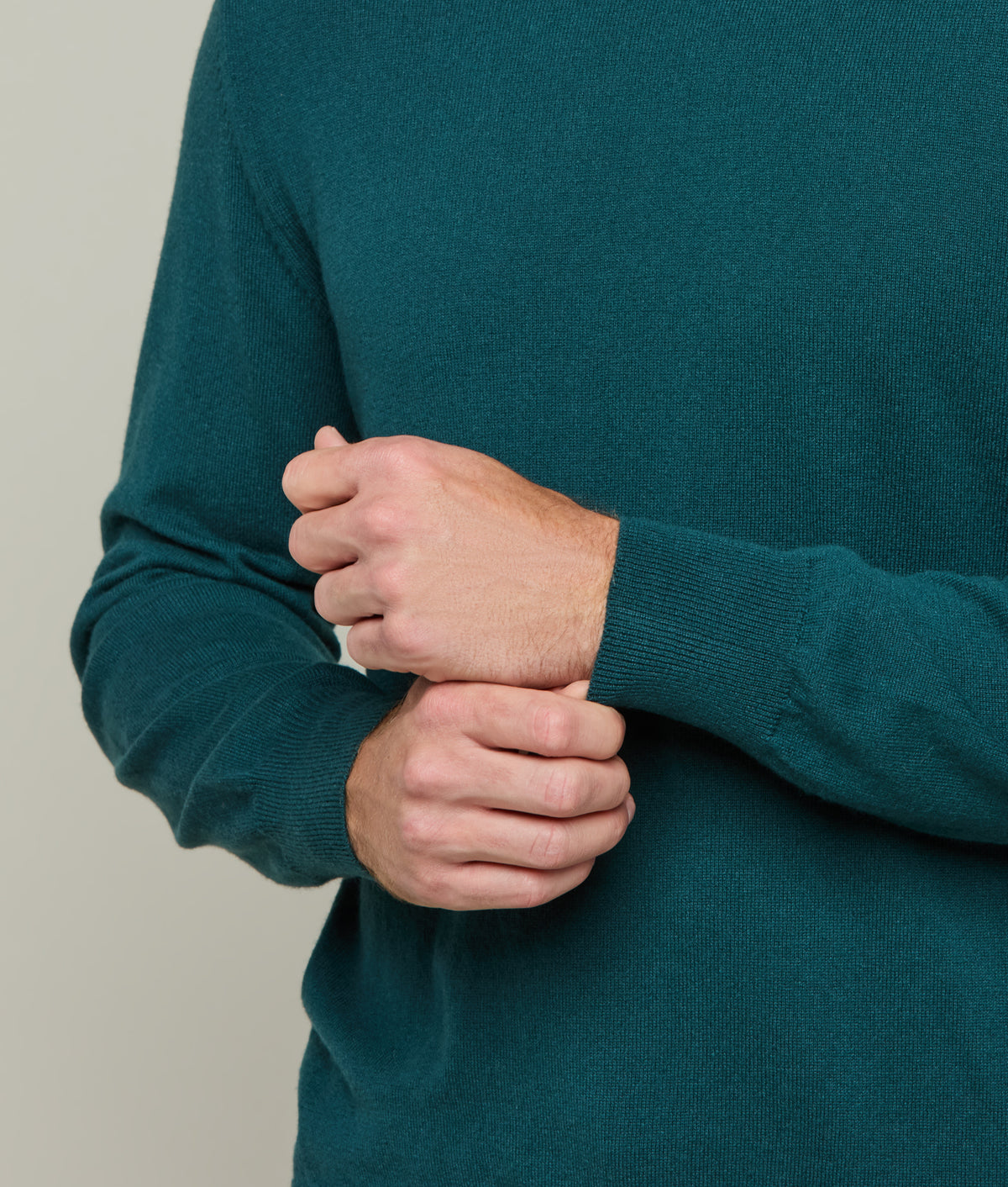 
    Men&#39;s Cashmere Crewneck Sweater :: Teal