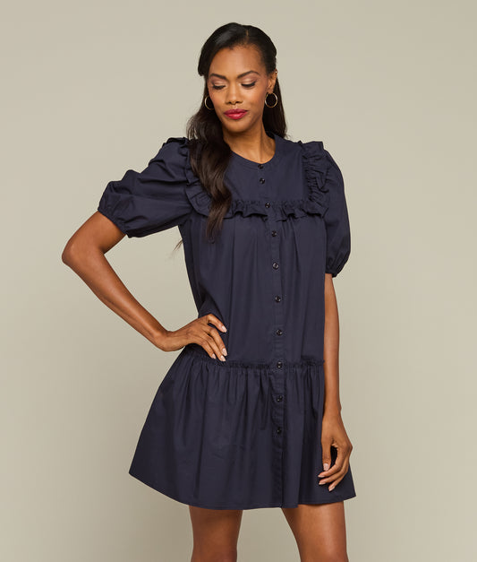 Babydoll Dress :: Navy