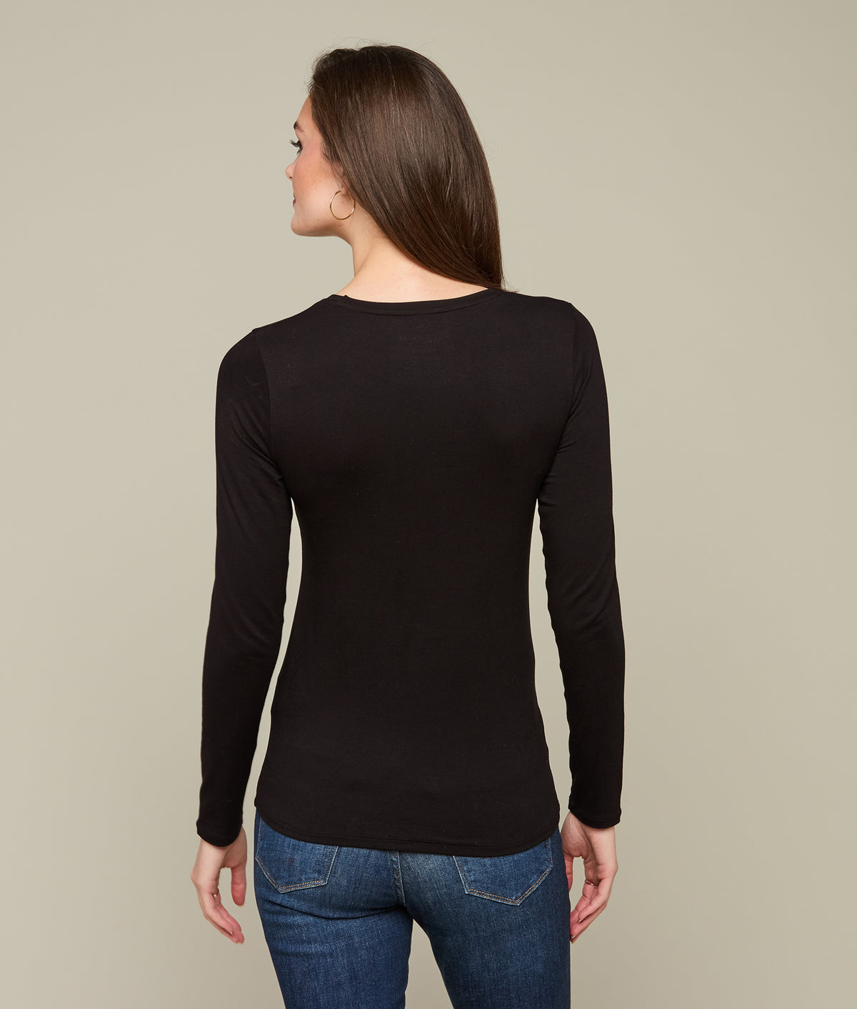 
        Long Sleeve Soft Touch Tee :: Black