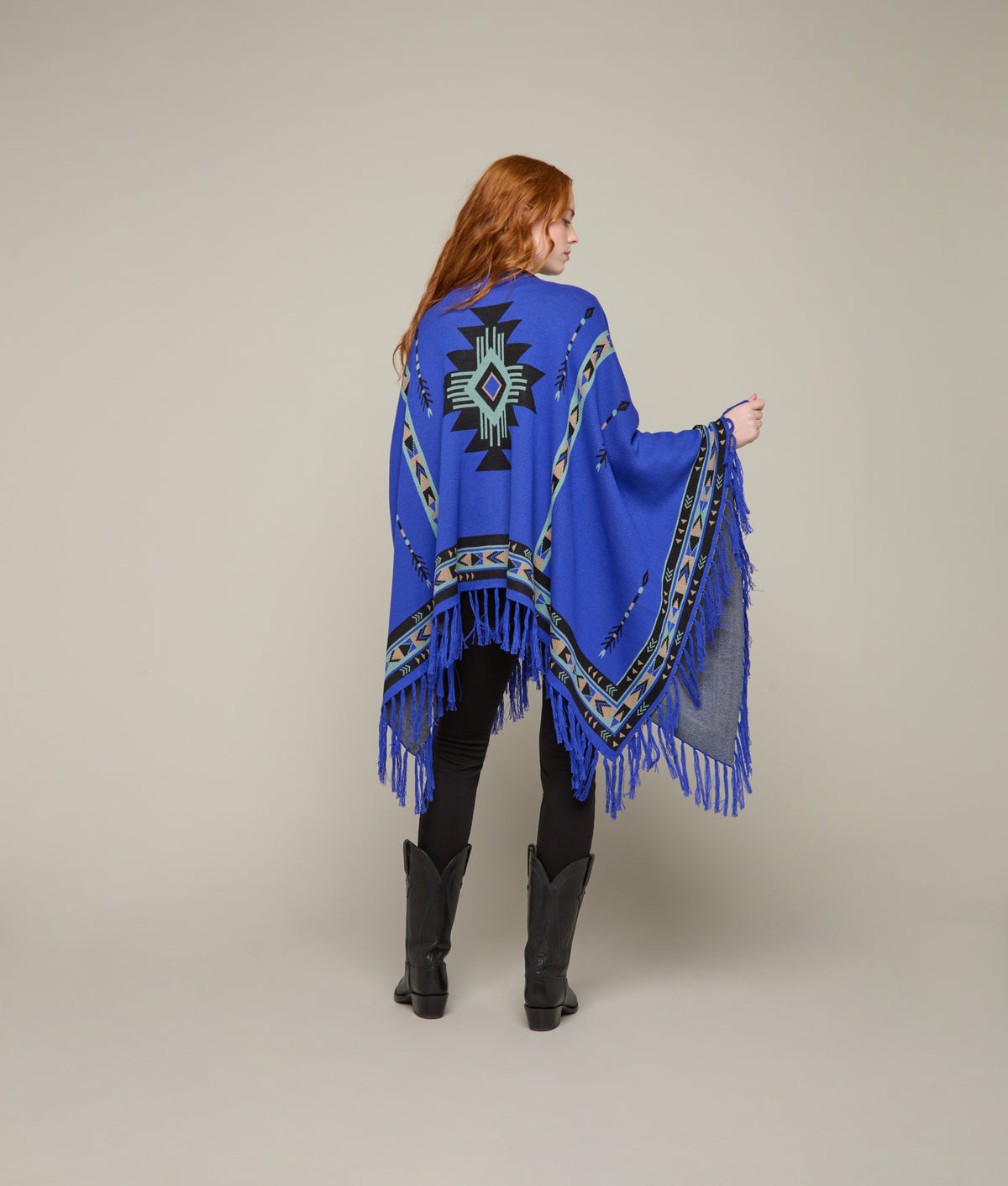 
    Lightweight Alpaca Cape :: Sapphire