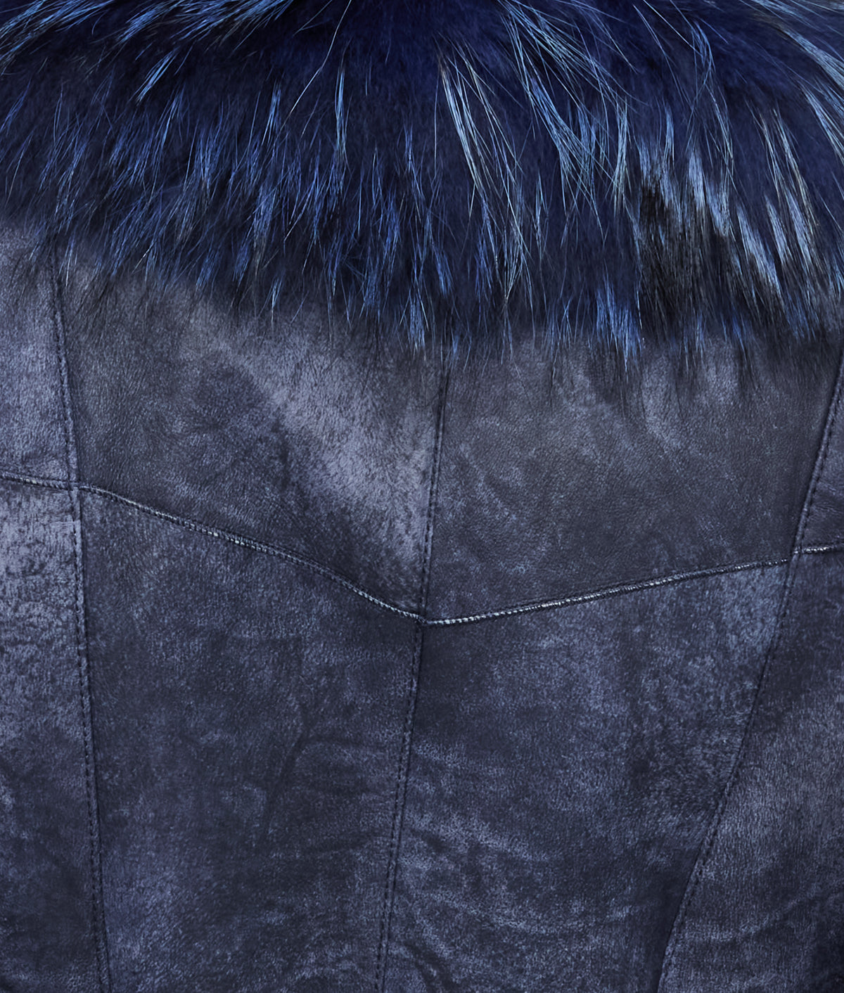 
    Fox Fur Vest :: Navy