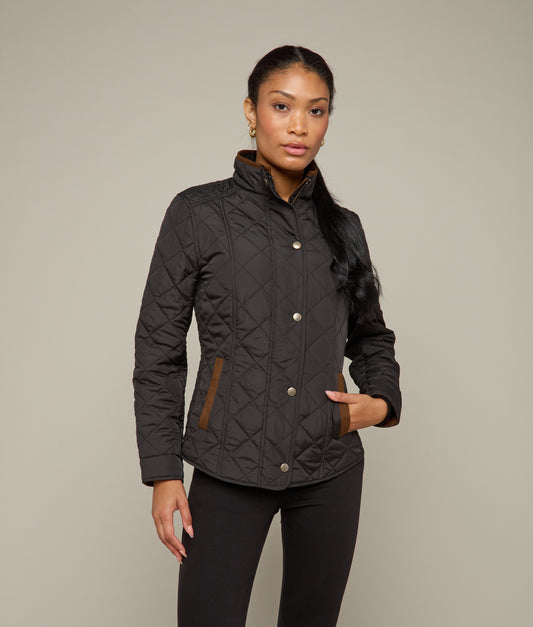 Women's Quilted Jacket :: Black