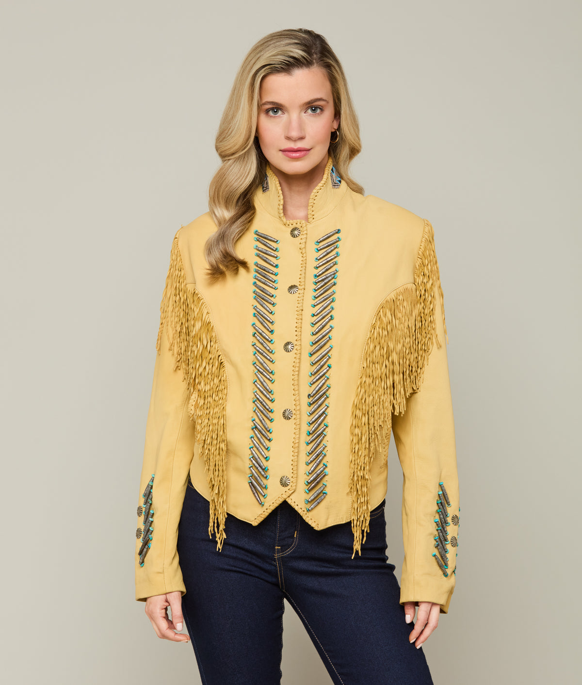 
    Vintage Fringe Jacket :: Palamino