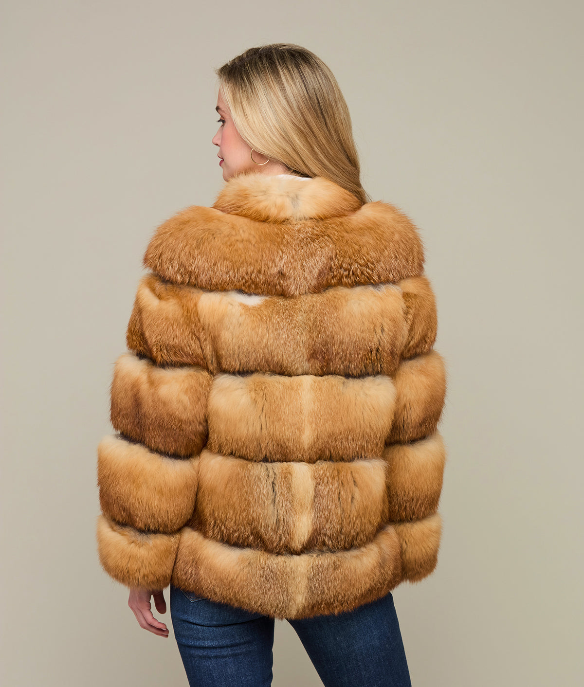 
    Canadian Red Fox Jacket :: Caramel