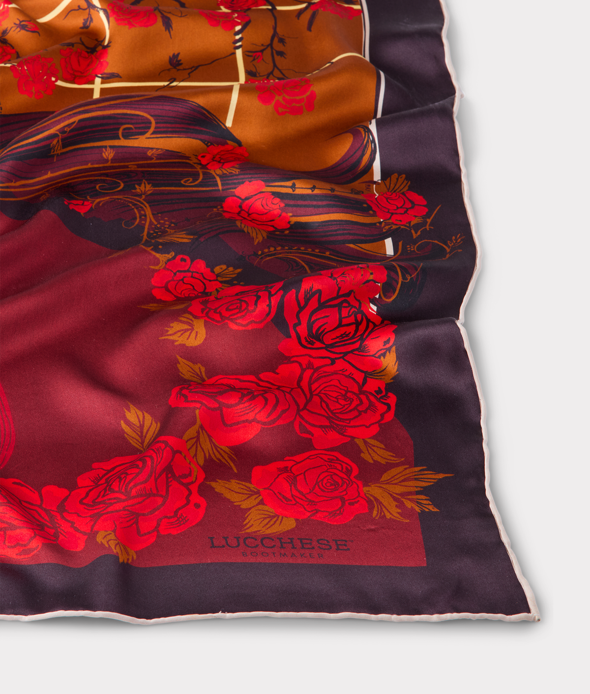 
    Cavalry Rose Scarf :: Burgundy