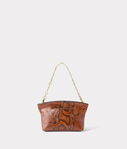 Mini Elle Exotic Clutch :: Amber