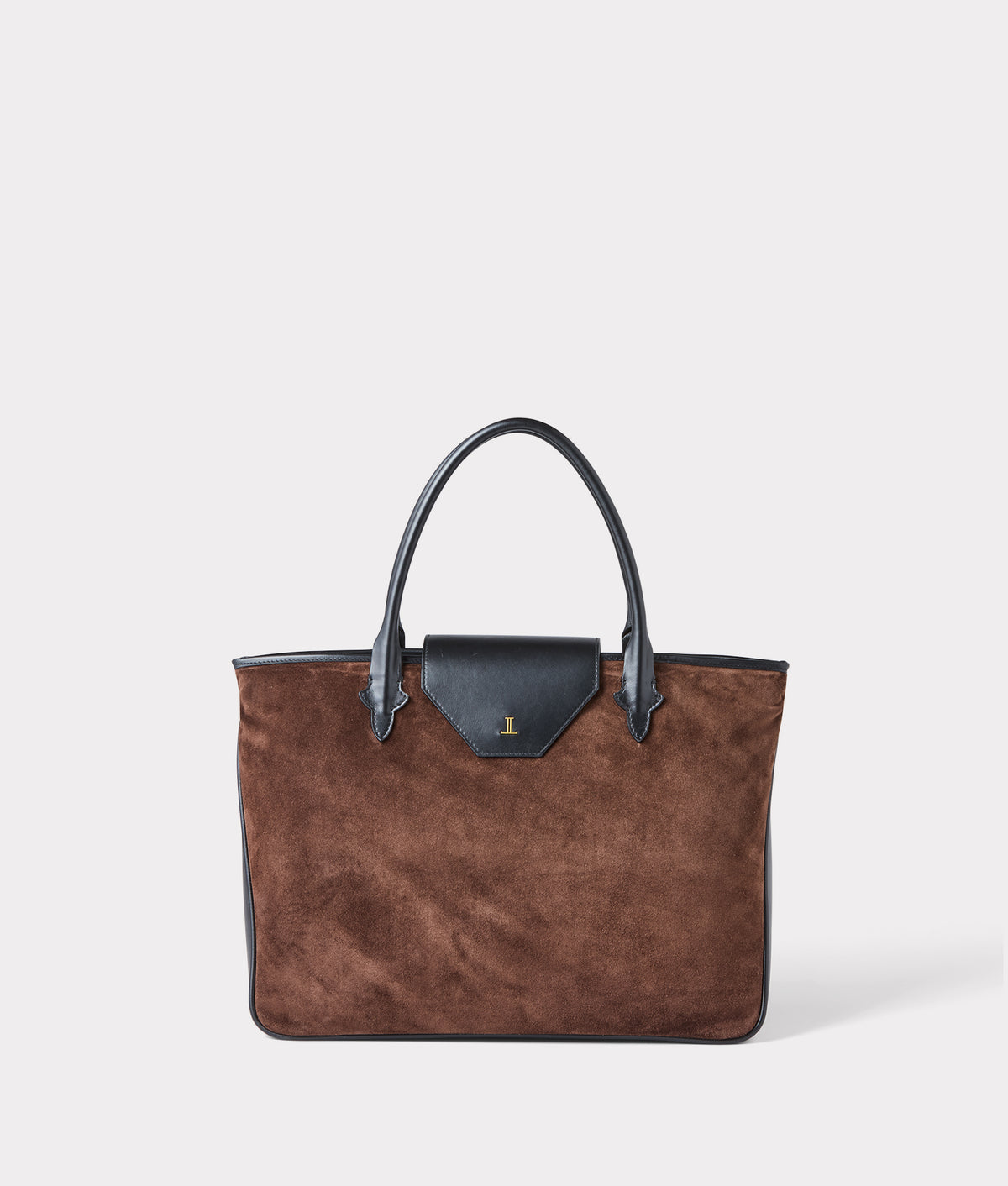 
        Large Roma Suede Tote :: Brown