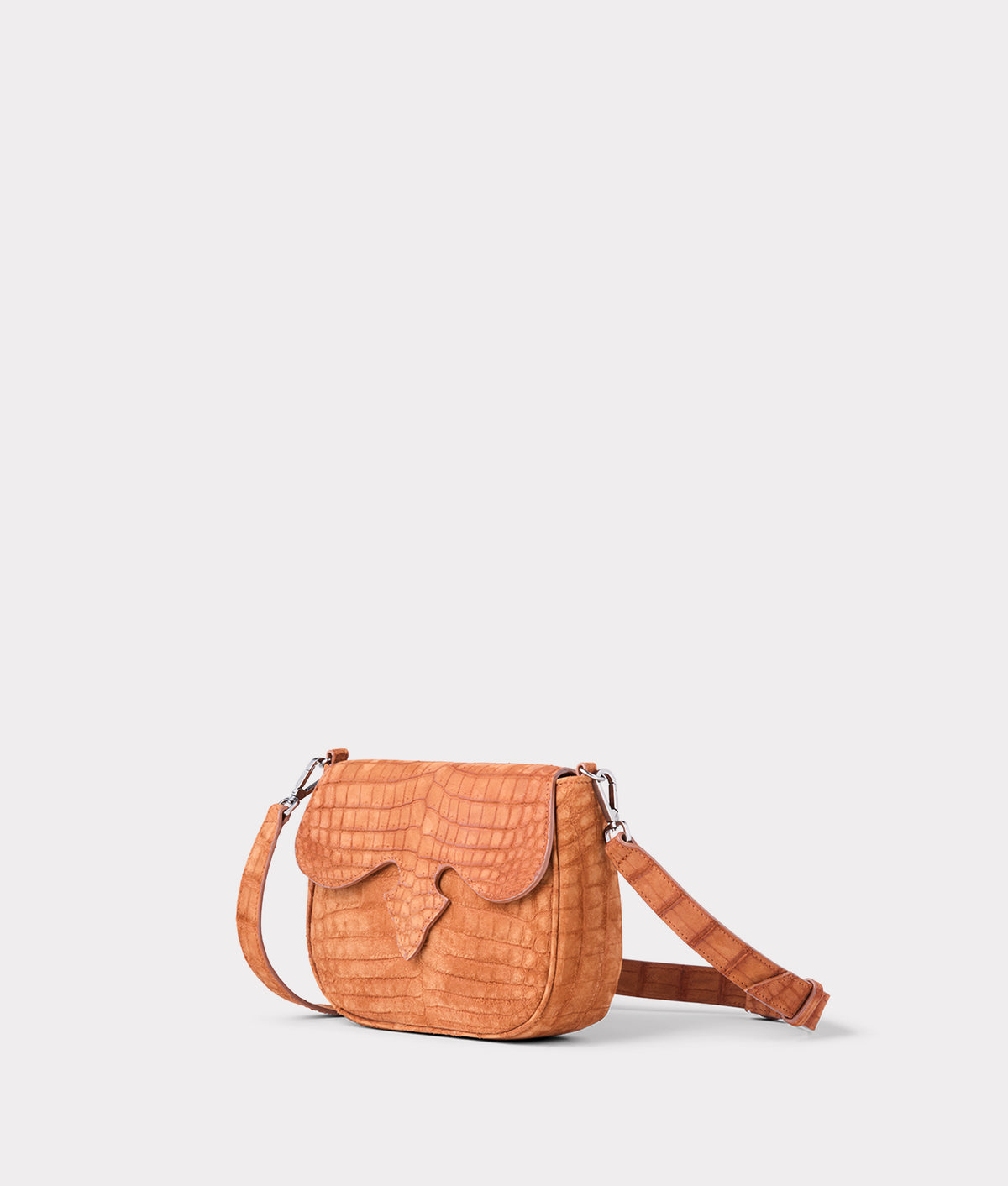 
        Lainey Exotic Crossbody :: Cognac