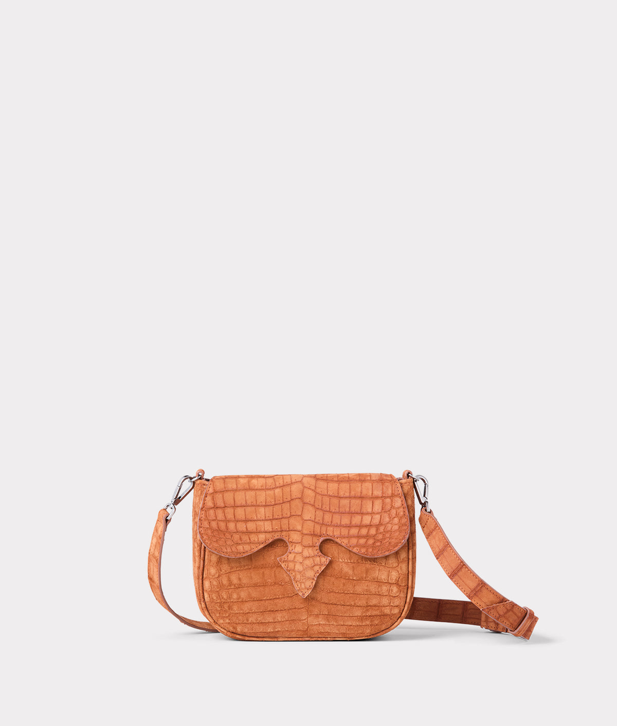 
        Lainey Exotic Crossbody :: Cognac