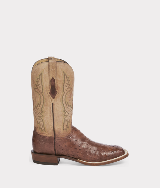 Lucchese full quill ostrich boots best sale