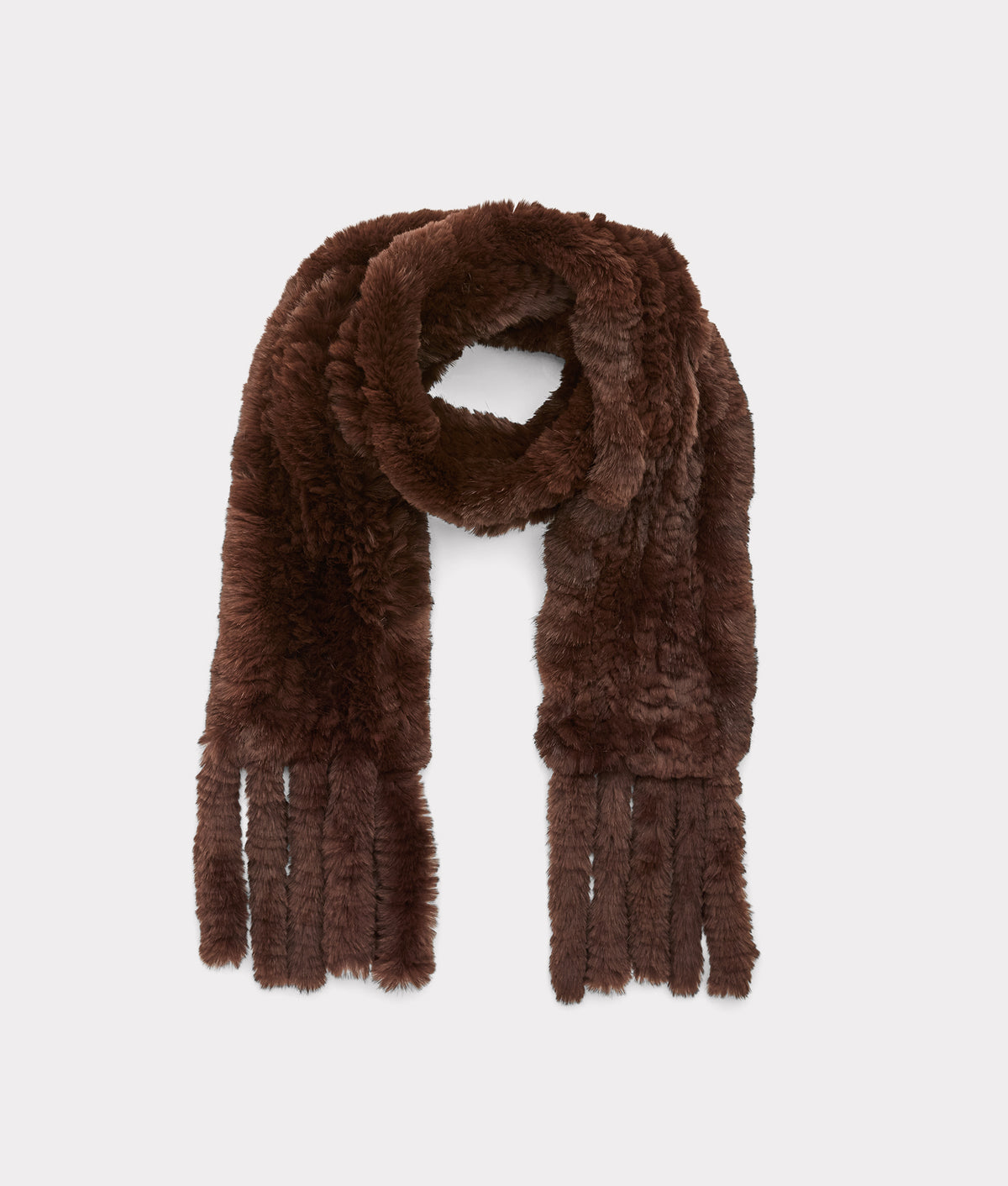 
        Rabbit Fur Scarf :: Brown