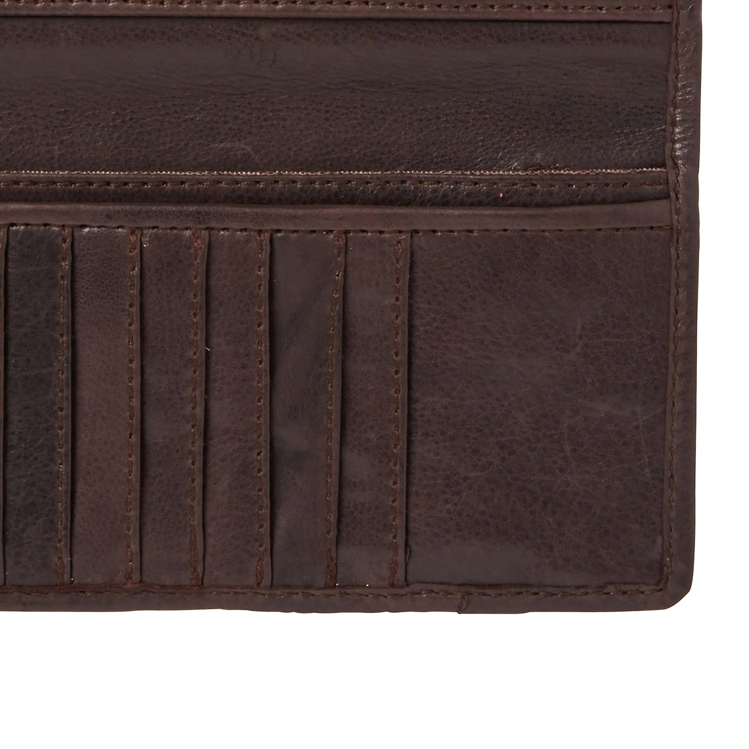 Lucchese Men's Sienna Ostrich Hipster Wallet