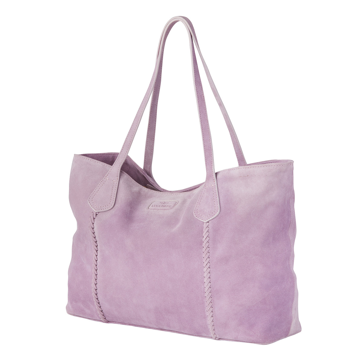 Suede Tote :: Lilac