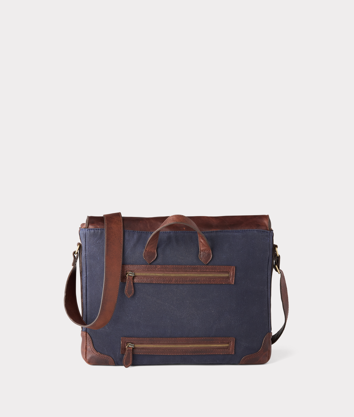 
        Everyday Waxed Canvas Messenger Bag :: Navy