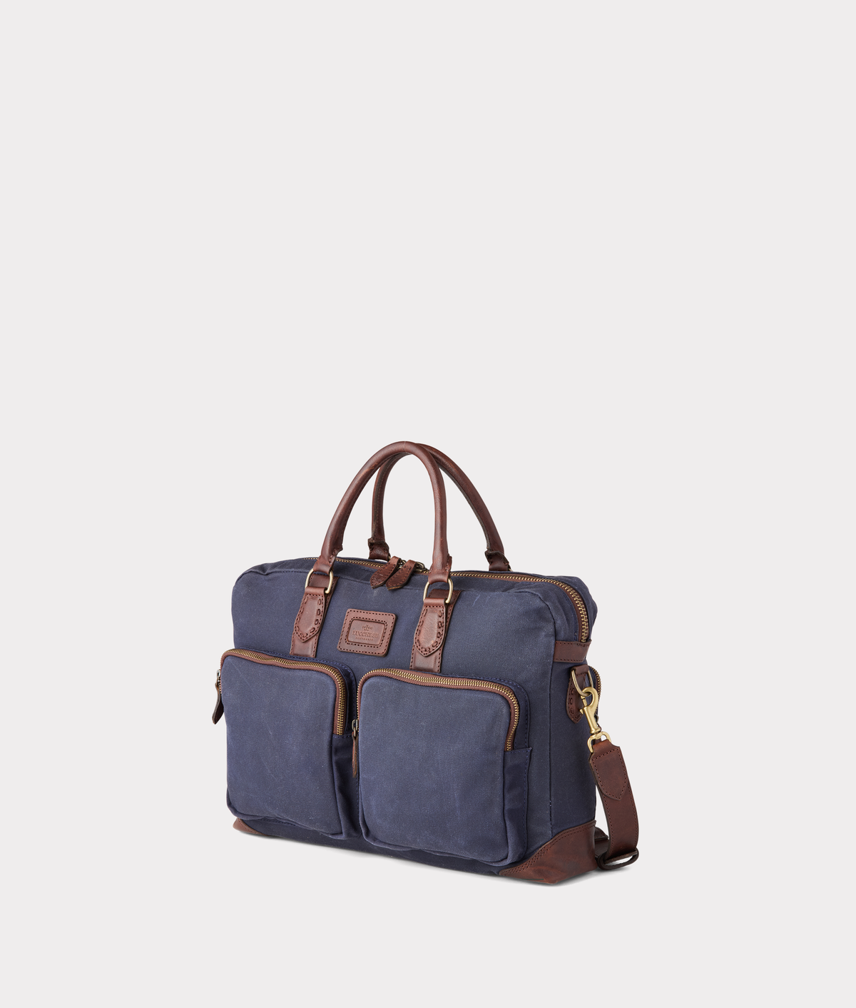 
        Everyday Waxed Canvas Briefcase :: Navy