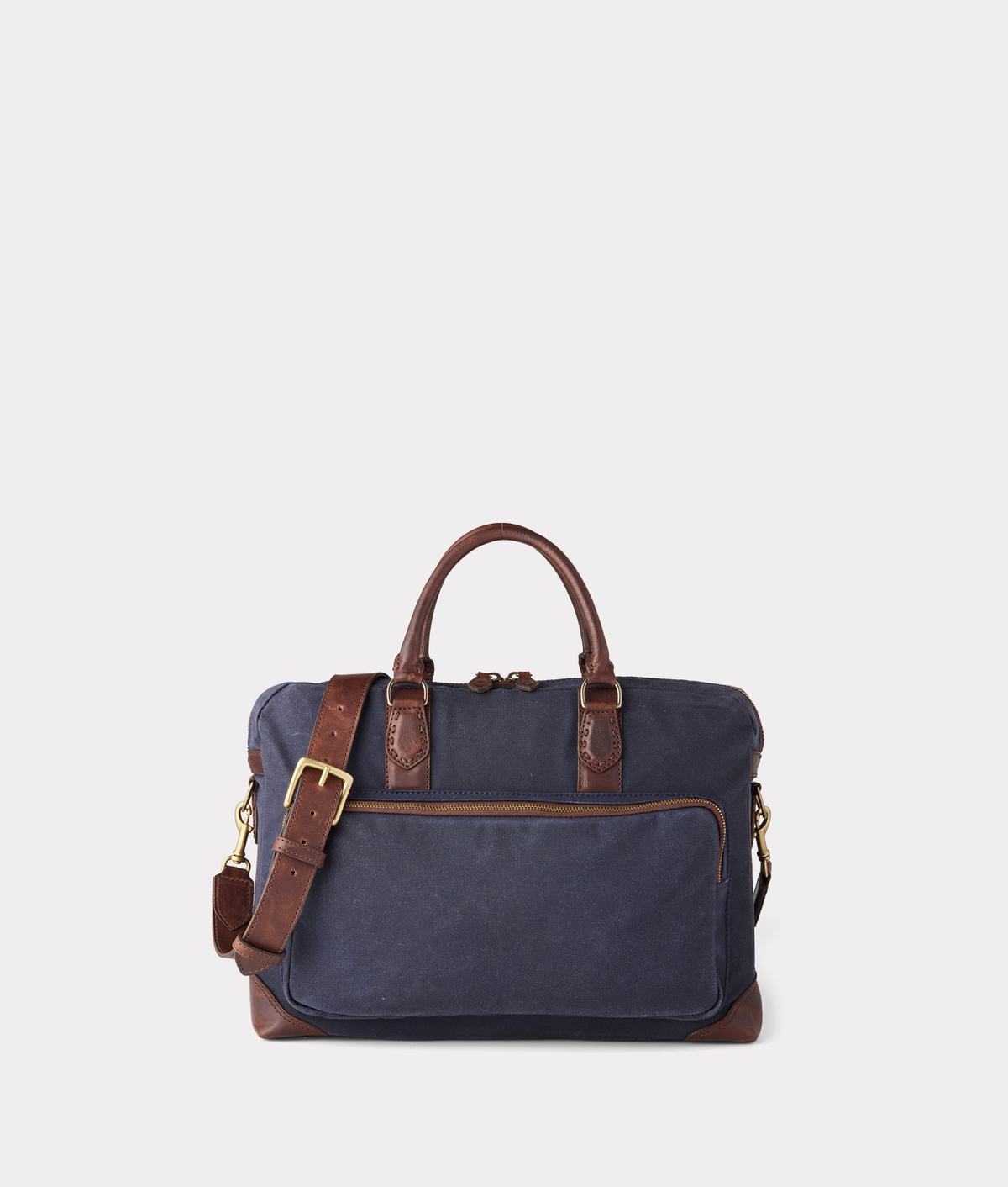 
        Everyday Waxed Canvas Briefcase :: Navy