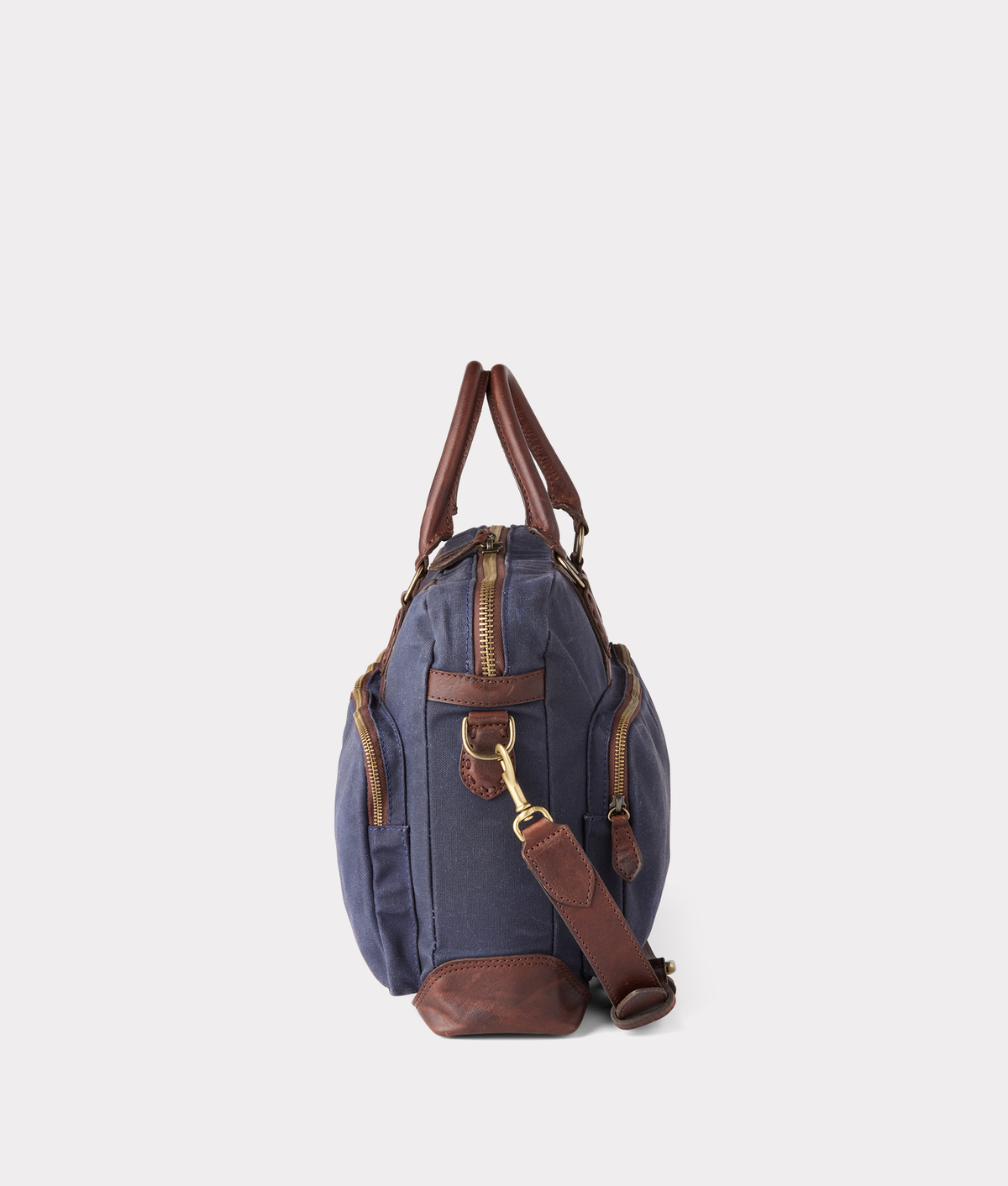 
        Everyday Waxed Canvas Briefcase :: Navy