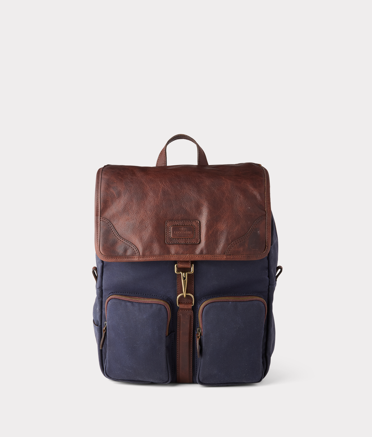 
        Everyday Waxed Canvas Backpack :: Navy