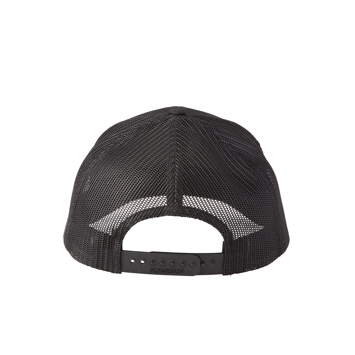 Round Leather Patch Cap :: Black