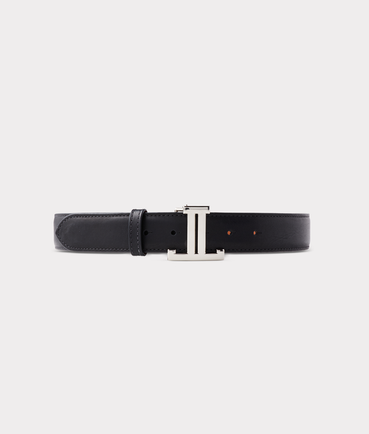 Women's Mirrored L Belt :: Black