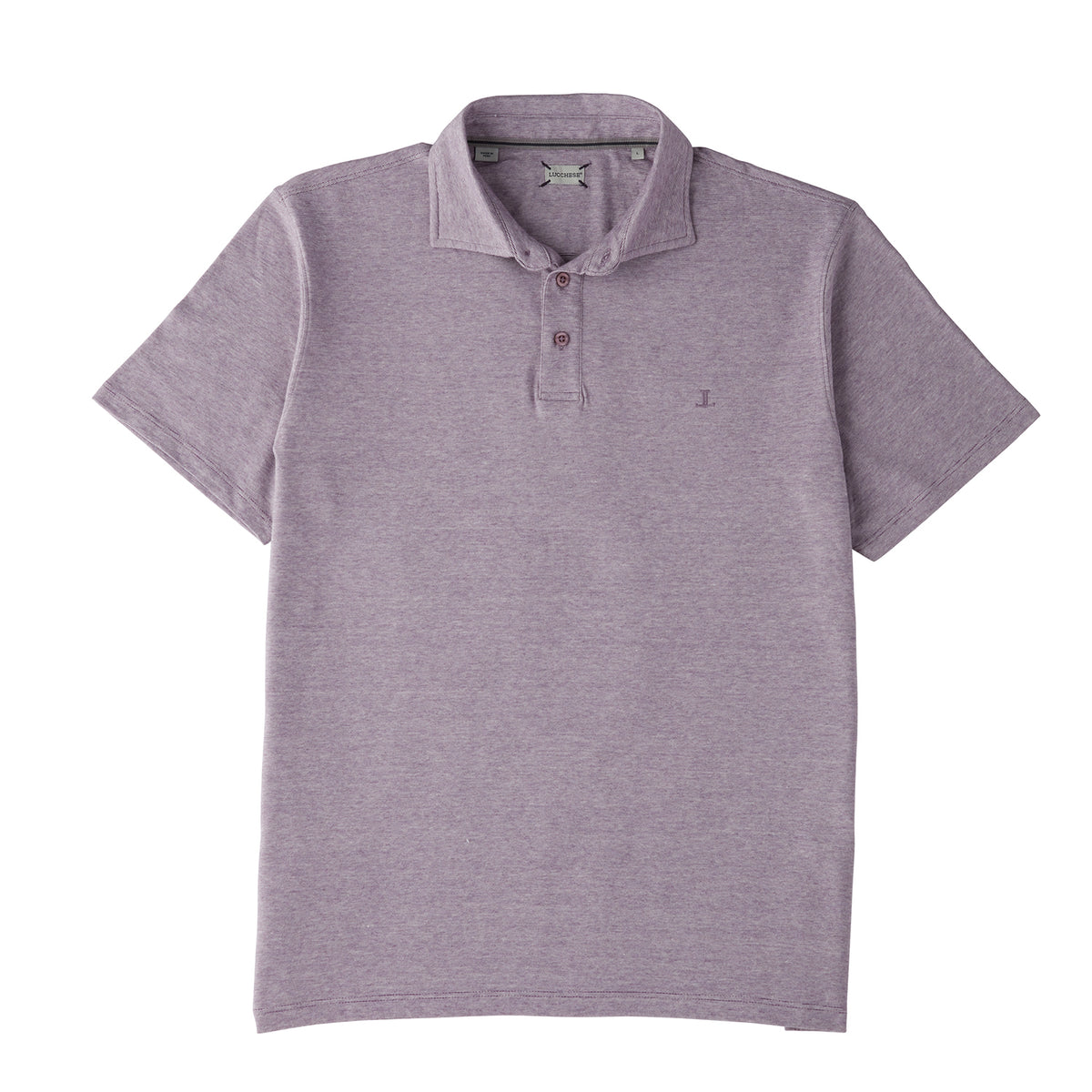 Lucchese Pima Cotton Polo :: Purple