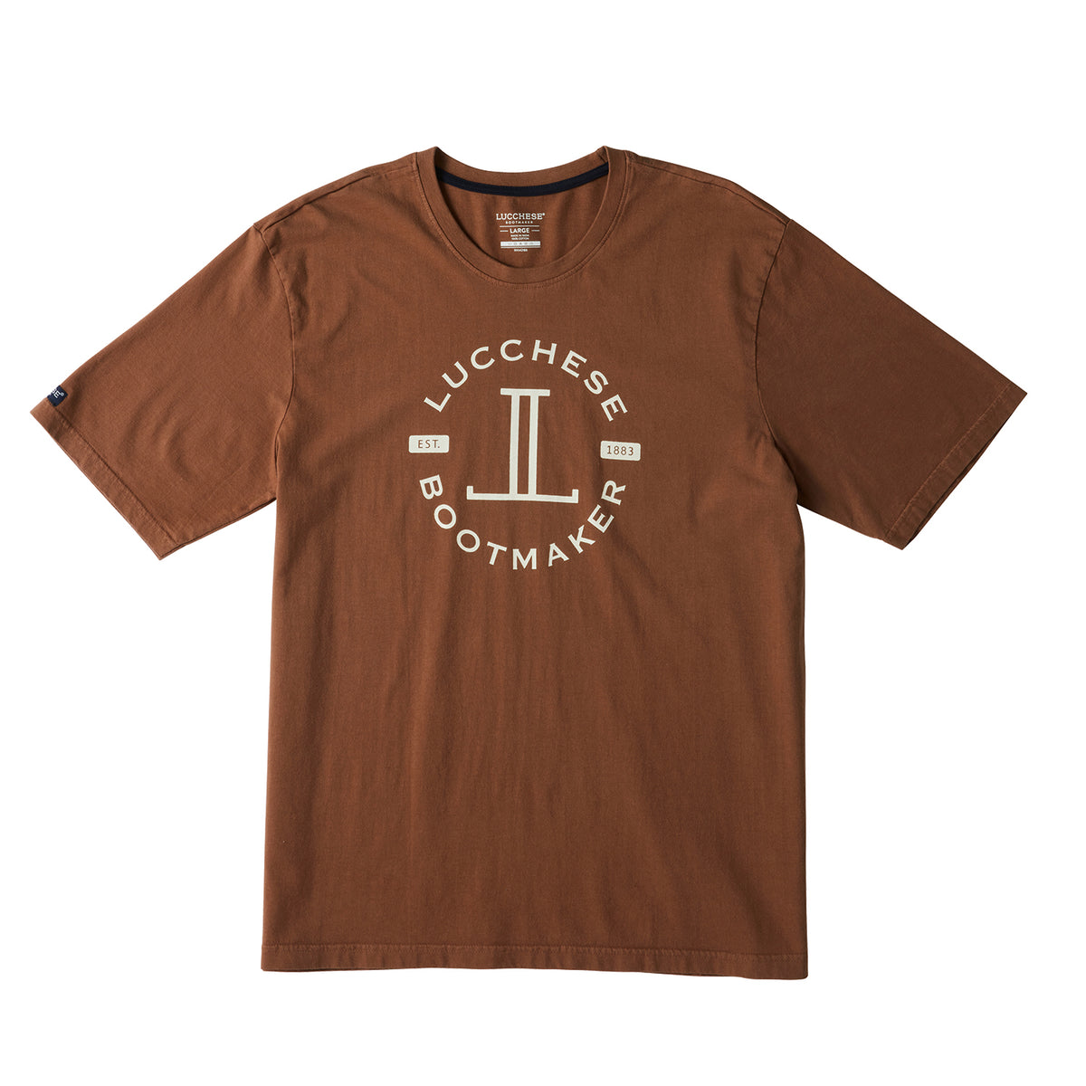 Lucchese Badge Tee :: Tobacco