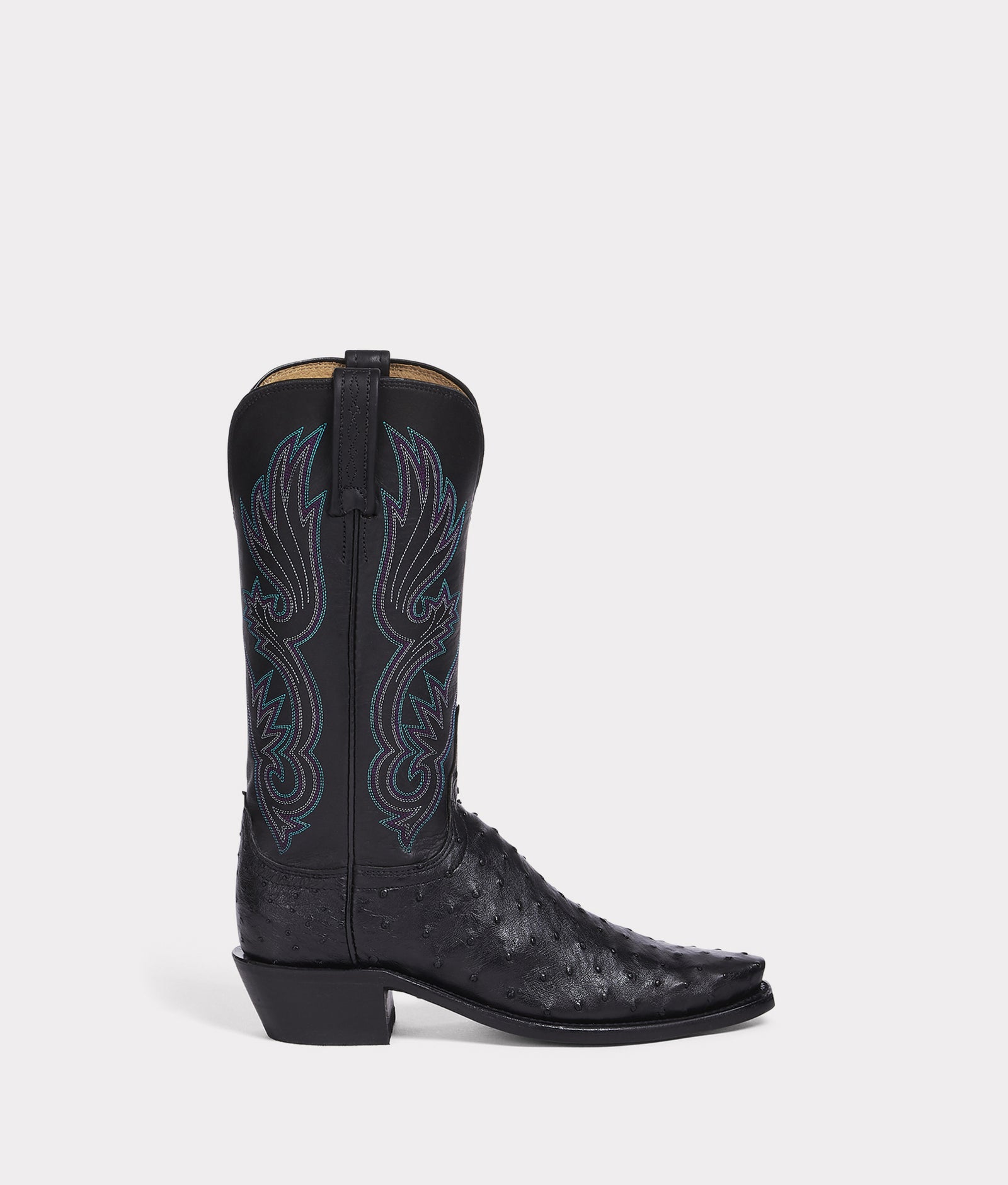 Black lucchese women's boots best sale