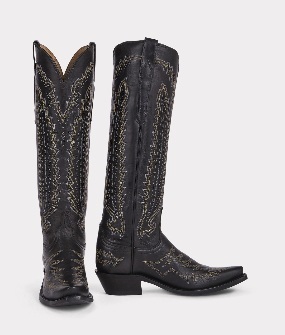 Black lucchese best sale