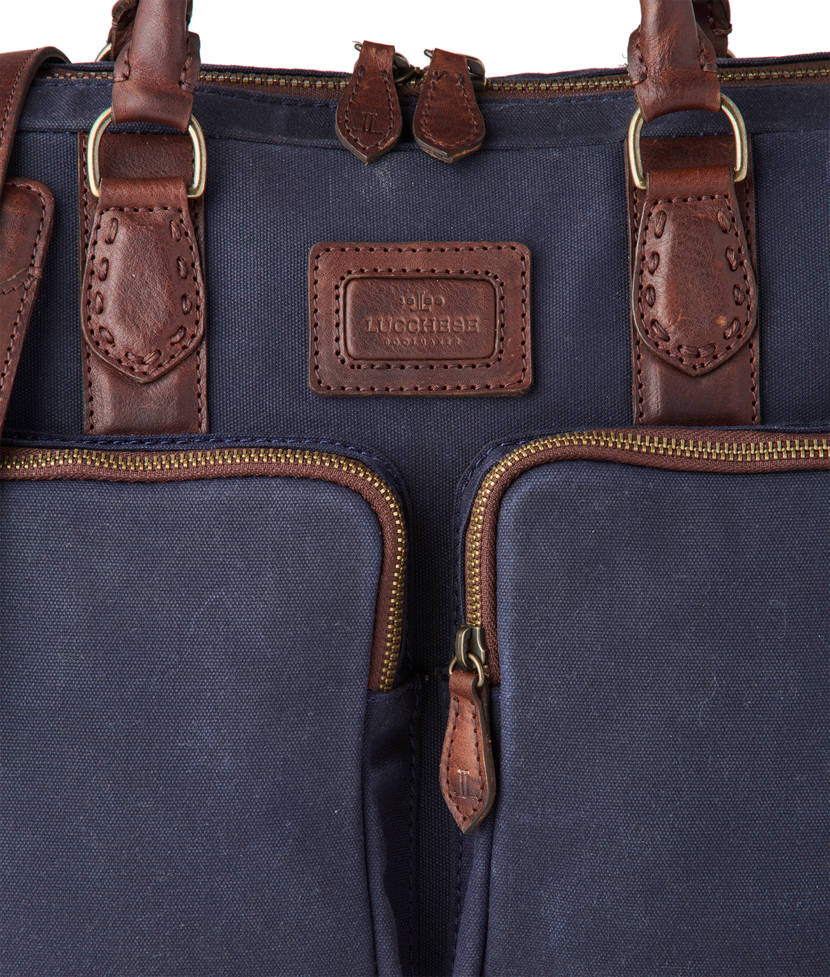 
    Everyday Waxed Canvas Briefcase :: Navy