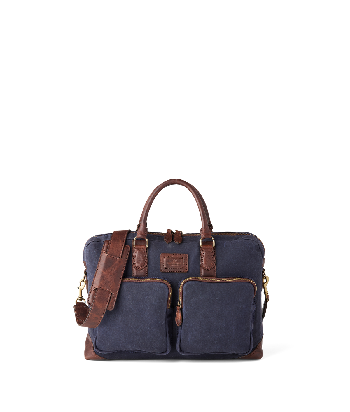 
    Everyday Waxed Canvas Briefcase :: Navy