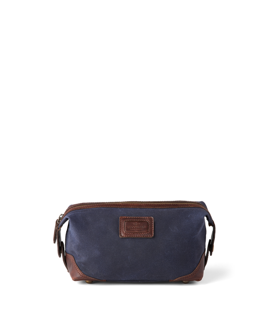 Everyday Waxed Canvas Dopp Kit :: Navy