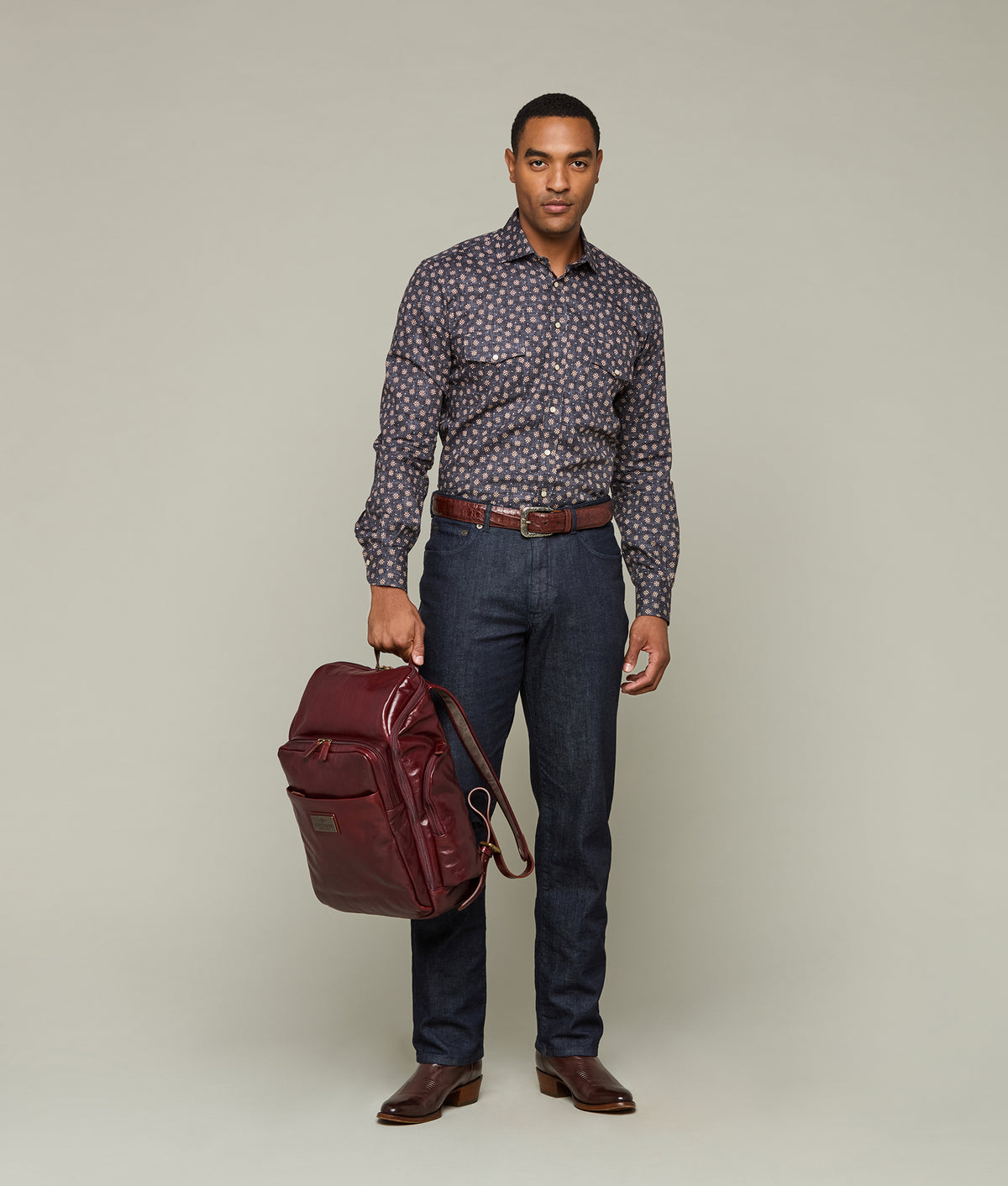 
    Cosimo Backpack :: Burgundy