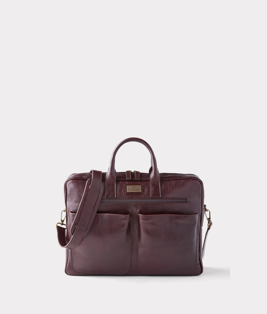 Cosimo Briefcase :: Chocolate