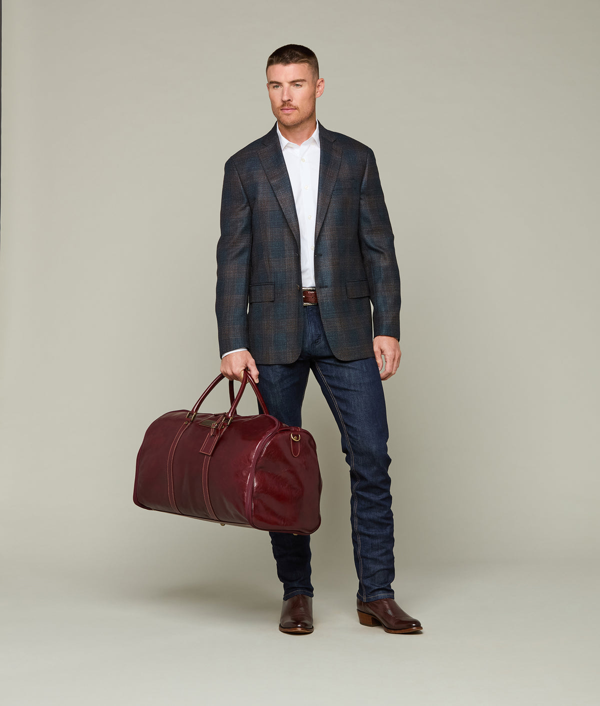 
    Cosimo Garment Duffle :: Burgundy