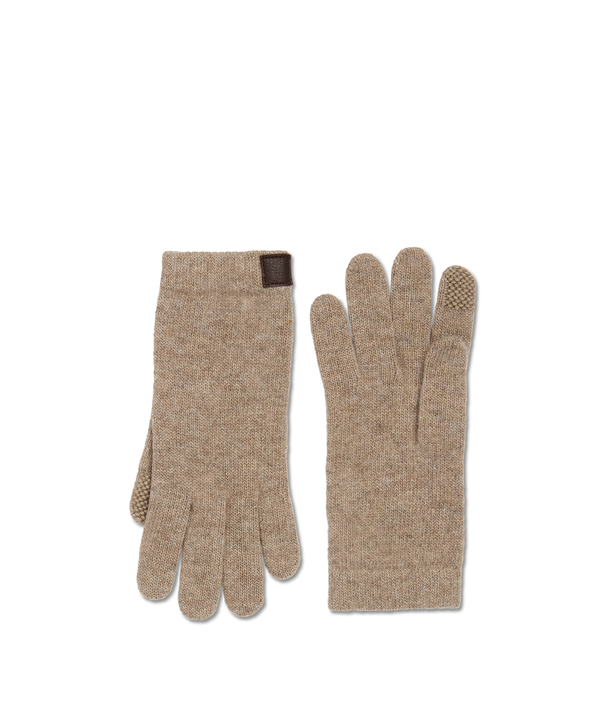 
        Cashmere Tech Gloves :: Nile Brown