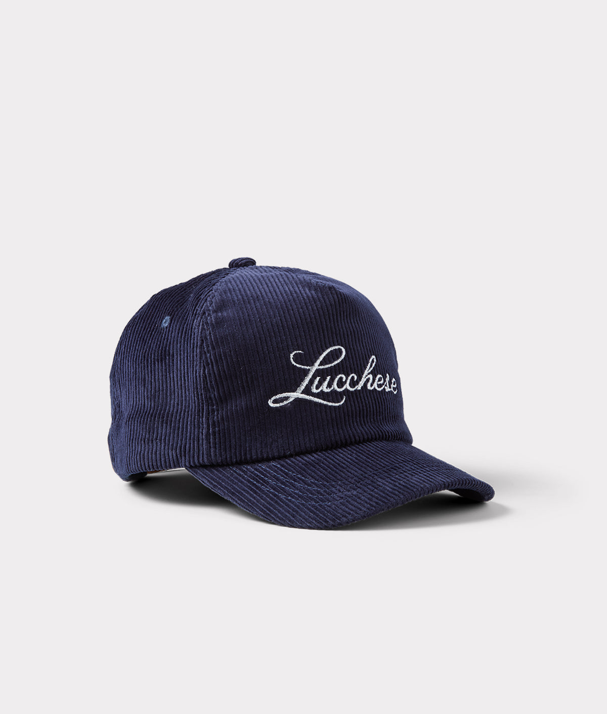 
    Lucchese Script Corduroy Cap :: Navy