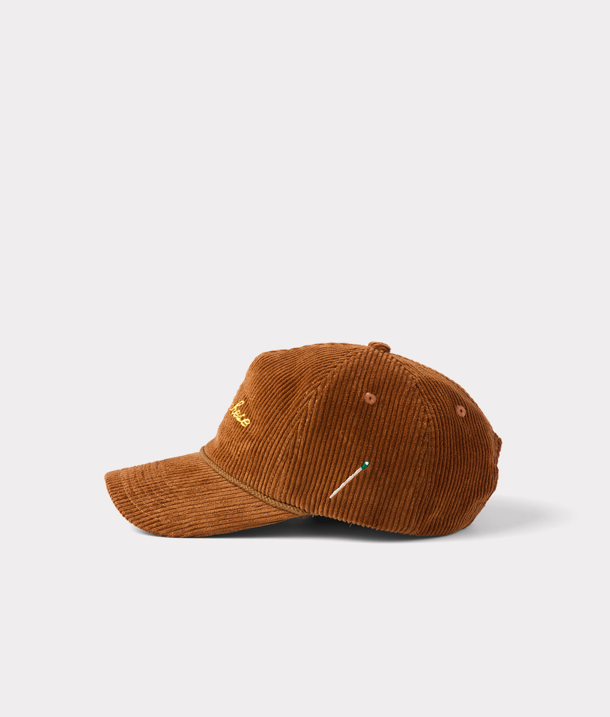 
    Double L Corduroy Cap :: Rust