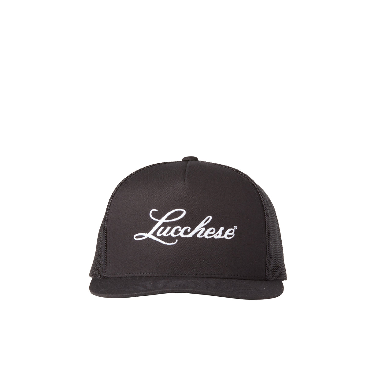 
        Lucchese Script Trucker Cap :: Black